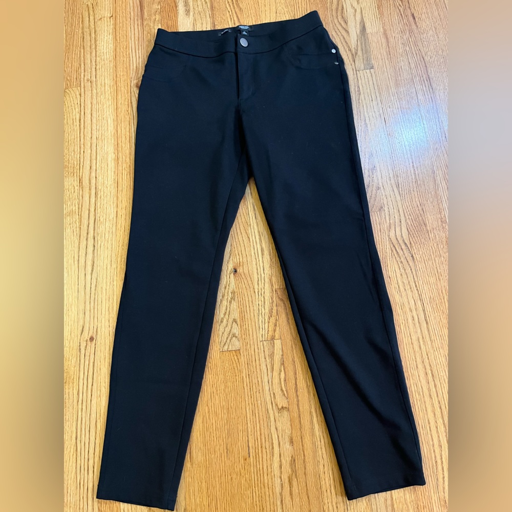 Women’s Vera Wang Pull On Pants~Sz M~Black